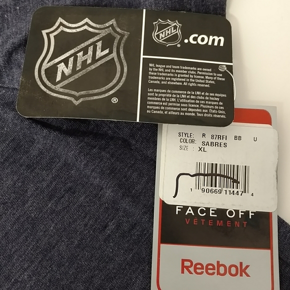 Reebok Boy's NHL Face Off Short Sleeve Tee Shirt - Picture 4 of 8